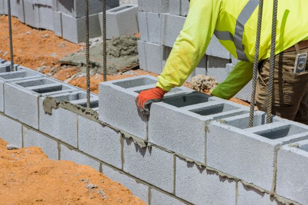 Concrete Blocks Installation in Brentwood