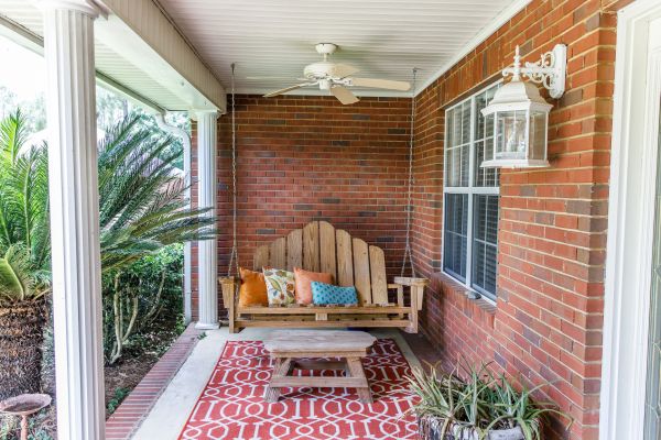 Porch Brick Repair in Brentwood