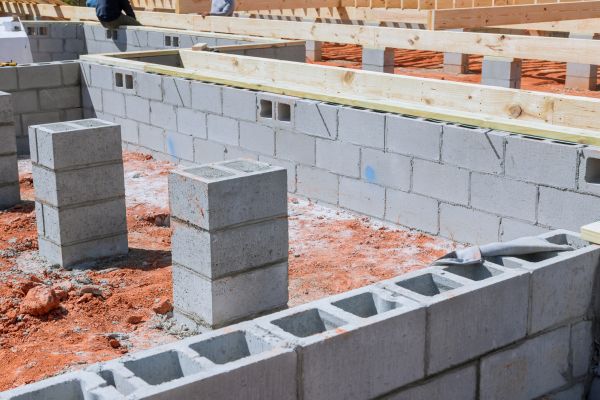 Cement Block Installation in Brentwood